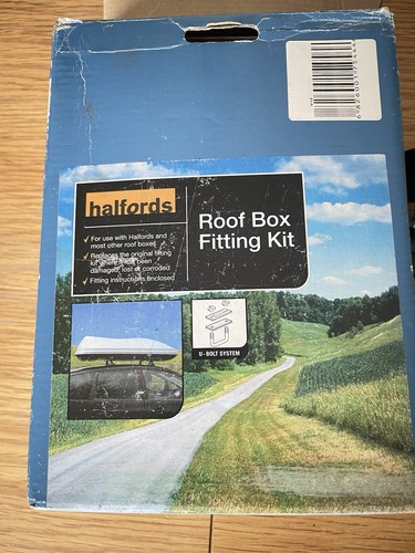 Halford roof box fitting kit - box,