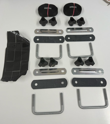 Roof box bolt clamp - u, kit